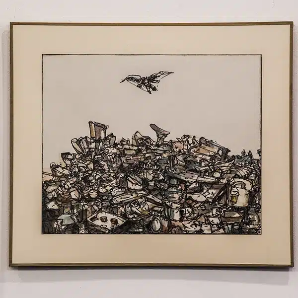 Obra perteneciente a la exposición de Juan Pablo en el Palacio de Quintanar, 2021.